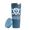 Pirate Steel Blue RTIC Everyday Tumbler - 28 oz. - Lid Off