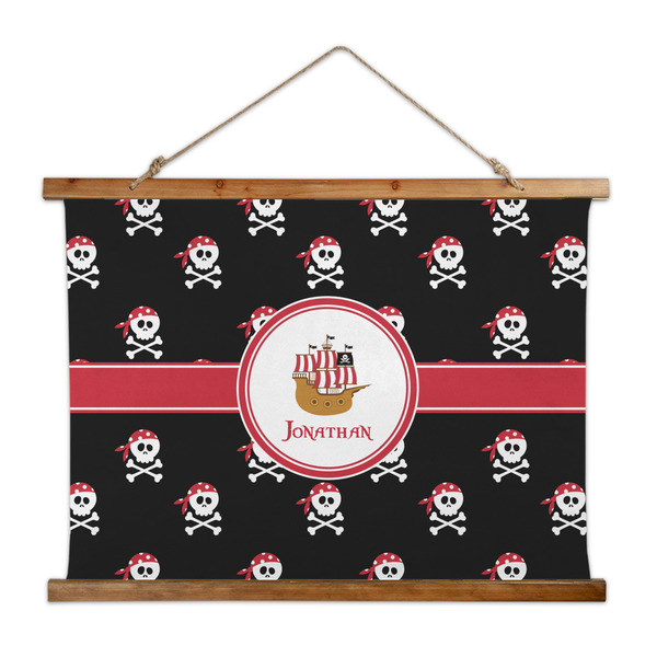 Custom Pirate Wall Hanging Tapestry - Wide (Personalized)