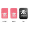 Pirate Windproof Lighters - Pink, Double Sided, w Lid - APPROVAL