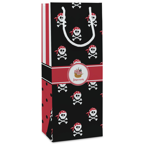 Custom Pirate Wine Gift Bags - Matte (Personalized)