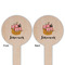 Pirate Wooden 6" Food Pick - Round - Double Sided - Front & Back