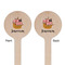 Pirate Wooden 6" Stir Stick - Round - Double Sided - Front & Back