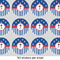 Blue Pirate 1" Multipurpose Round Labels - Sheet