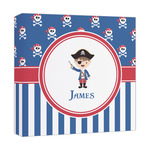 Blue Pirate Canvas Print - 12x12 (Personalized)