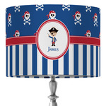 Blue Pirate 16" Drum Lamp Shade - Fabric (Personalized)