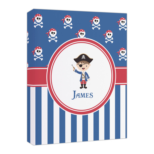 Custom Blue Pirate Canvas Print - 16x20 (Personalized)