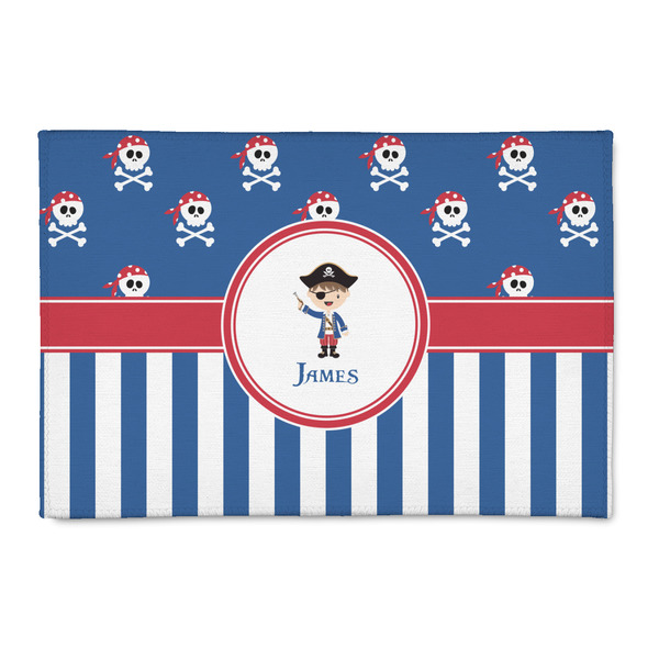 Custom Blue Pirate 2' x 3' Indoor Area Rug (Personalized)