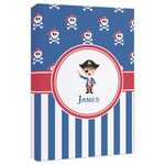 Blue Pirate Canvas Print - 20x30 (Personalized)