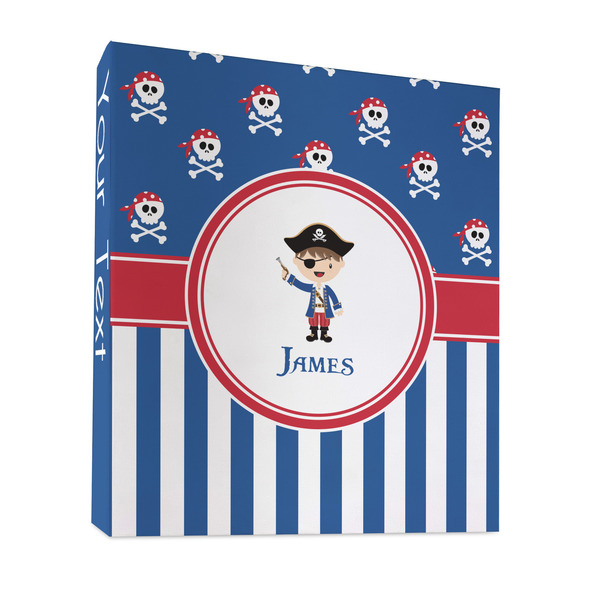 Custom Blue Pirate 3 Ring Binder - Full Wrap - 1" (Personalized)