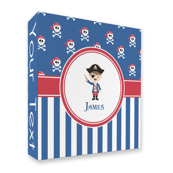 Custom Blue Pirate 3 Ring Binder - Full Wrap - 2" (Personalized)