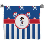 Blue Pirate Bath Towel (Personalized)