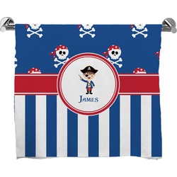 Blue Pirate Bath Towel (Personalized)