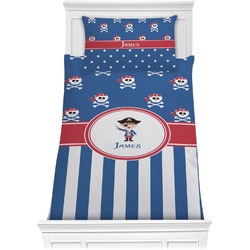 Blue Pirate Comforter Set - Twin XL (Personalized)