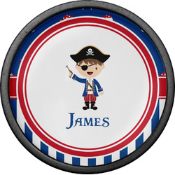 Blue Pirate Cabinet Knob (Black) (Personalized)