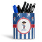 Blue Pirate Ceramic Pen Holder - Main