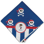 Blue Pirate Cloth Dinner Napkin - Single w/ Name or Text