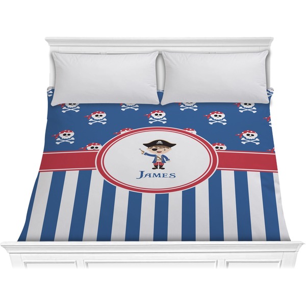 Custom Blue Pirate Comforter - King (Personalized)