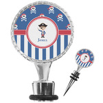 Blue Pirate Wine Bottle Stopper (Personalized)