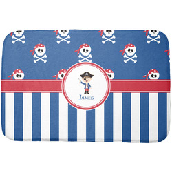 Blue Pirate Dish Drying Mat (Personalized)