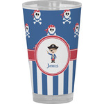 Blue Pirate Pint Glass - Full Color (Personalized)