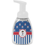 Blue Pirate Foam Soap Bottle - White (Personalized)