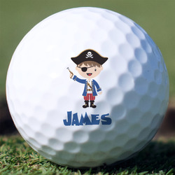 Blue Pirate Golf Balls (Personalized)