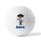 Blue Pirate Golf Balls - Generic - Set of 12 - FRONT