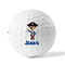 Blue Pirate Golf Balls - Titleist - Set of 12 - FRONT