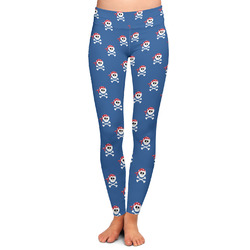 Blue Pirate Ladies Leggings - Small