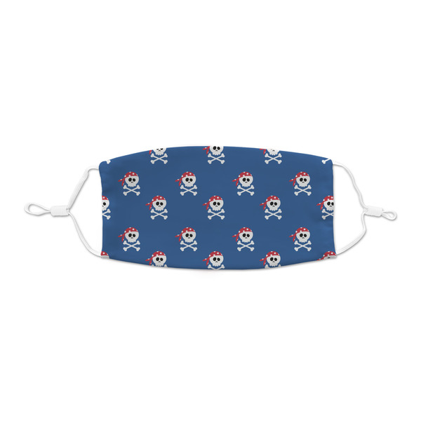 Custom Blue Pirate Kid's Cloth Face Mask - XSmall