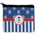 Blue Pirate Rectangular Coin Purse (Personalized)