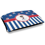 Blue Pirate Outdoor Dog Bed - Large (Personalized)