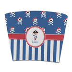 Blue Pirate Party Cup Sleeve - without bottom (Personalized)