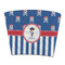 Blue Pirate Party Cup Sleeves - without bottom - FRONT (flat)