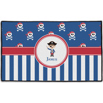 Blue Pirate Door Mat - 60"x36" (Personalized)