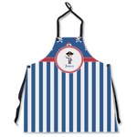 Blue Pirate Apron Without Pockets w/ Name or Text