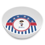 Blue Pirate Melamine Bowl - 8 oz (Personalized)