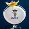 Blue Pirate Printed Drink Topper - Large - In Context