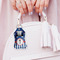 Blue Pirate Sanitizer Holder Keychain - Small (LIFESTYLE)