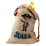 Blue Pirate Santa Sack (Personalized)