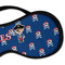 Blue Pirate Sleeping Eye Mask - DETAIL Large