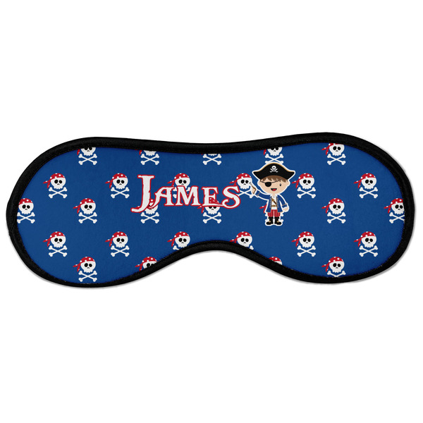 Custom Blue Pirate Sleeping Eye Masks - Large (Personalized)