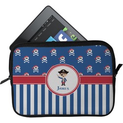 Blue Pirate Tablet Case / Sleeve (Personalized)