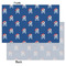 Blue Pirate Tissue Paper - Heavyweight - Small - Front & Back