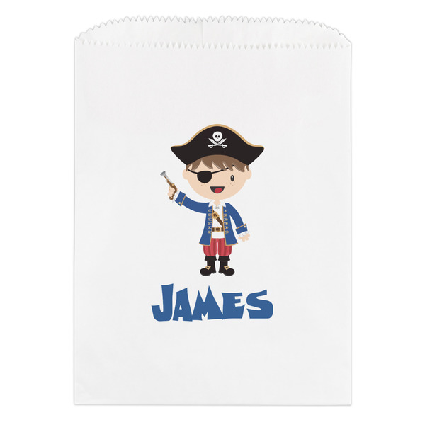 Custom Blue Pirate Treat Bag (Personalized)