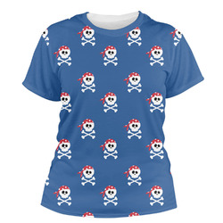 Blue Pirate Women's Crew T-Shirt - 2X Large