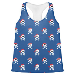 Blue Pirate Womens Racerback Tank Top - Small