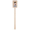 Blue Pirate Wooden 6.25" Stir Stick - Rectangular - Single Stick