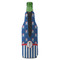 Blue Pirate Zipper Bottle Cooler - BACK (bottle)