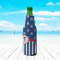 Blue Pirate Zipper Bottle Cooler - LIFESTYLE